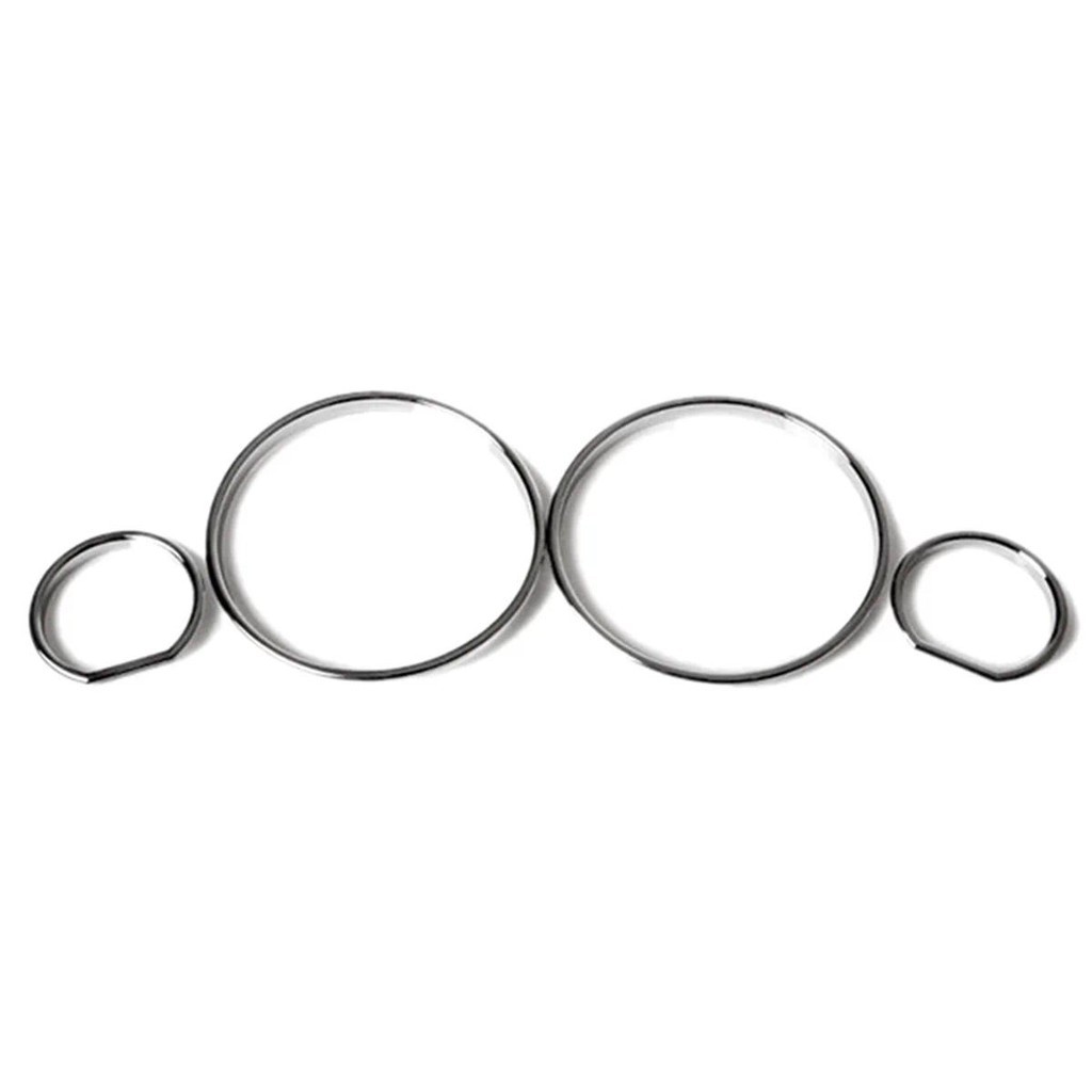 รถ Speedometer ฝาครอบ Bezel Trim Dashboard Gauge แหวนชุดสําหรับ BMW E32 / E34 รุ่นอะไหล่รถยนต์ตกแต่ง