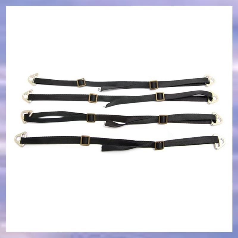(V LA O)1/7 1/8 1/10 Suspension Negative Pressure Limit Band Straps Protective Rope RC Car Parts, สี