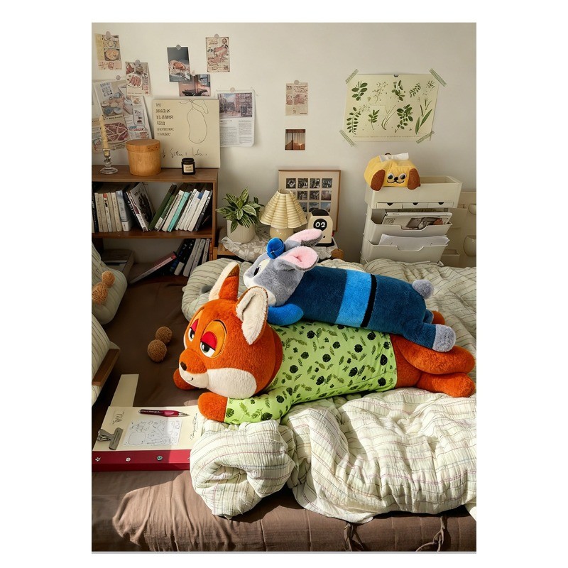 Judy Nick หมอน ตุ๊กตาน่ารัก ของขวัญวันเกิด ของเล่นตุ๊กตา Zoo 60/100CM - รูปที่ 4