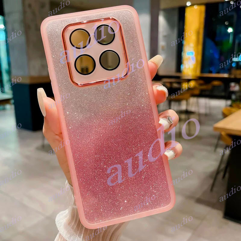 POCO M8 Pro 5G Bling Glitter สําหรับ Poco M8 Pro M8Pro PocoM8 Pro 5G ปลอกกันกระแทกใสเต็มเลนส์กล้องฝา