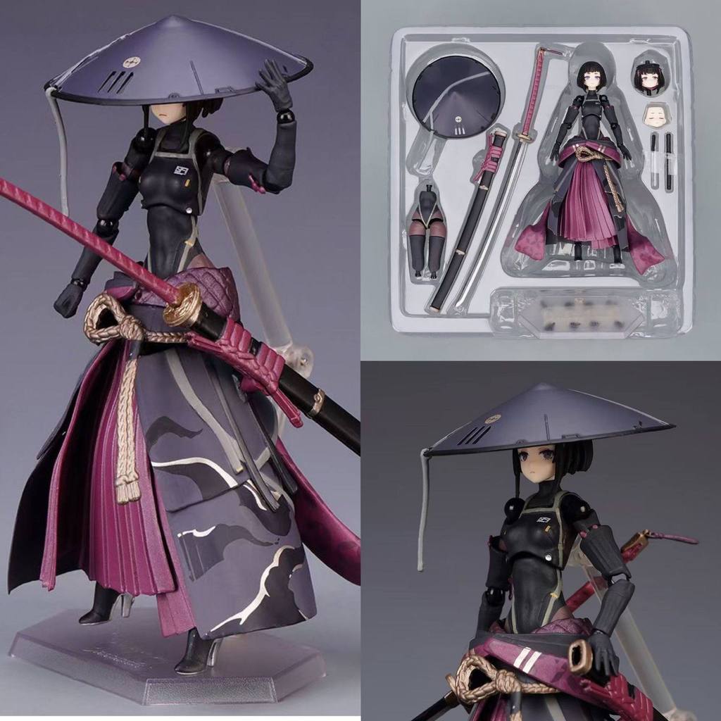 Figma549#浪人 1/12 RONIN RONIN หุ่นยนต์ Wandering Samurai Joint Movable รูปเครื่องประดับ