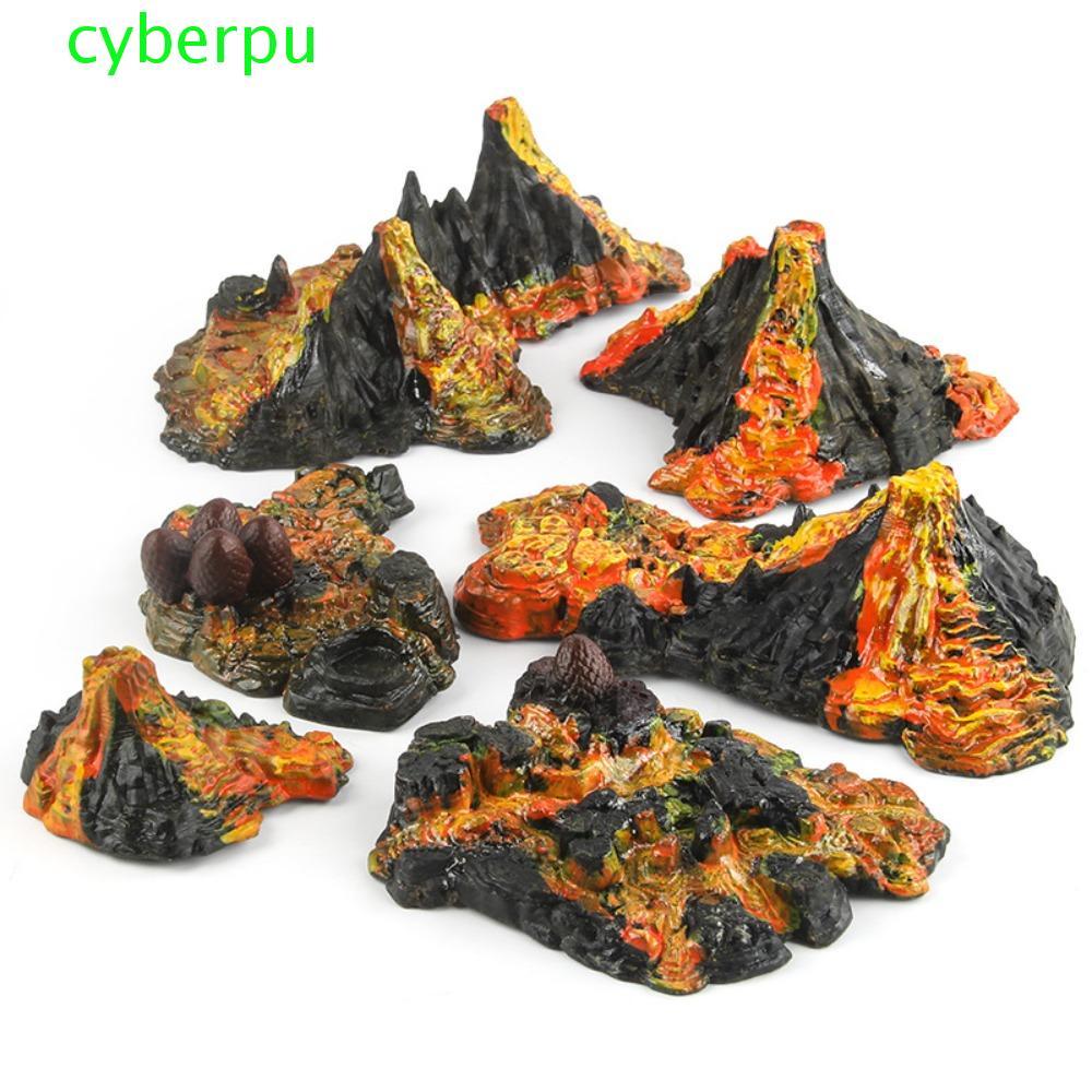 CYBERPULSE จําลอง Volcano รุ่น,ที่สมจริง Volcano ของเล่น Mini Volcano ของเล่นตกแต่ง, Erupting Volcan