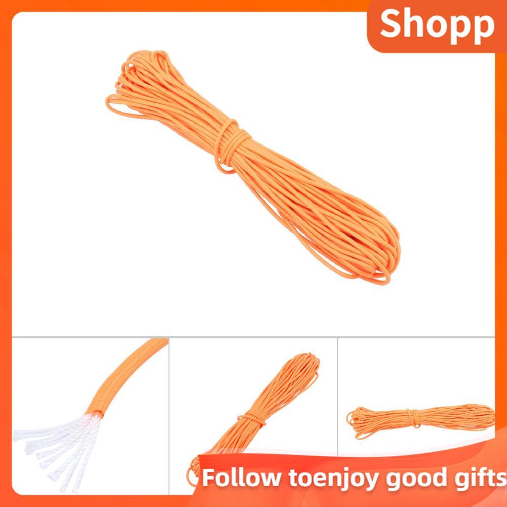 shopp ZJchao 9 Strand 550 Luminous in The Dark Paracord Parachute Cord (สีส้ม 25ft)