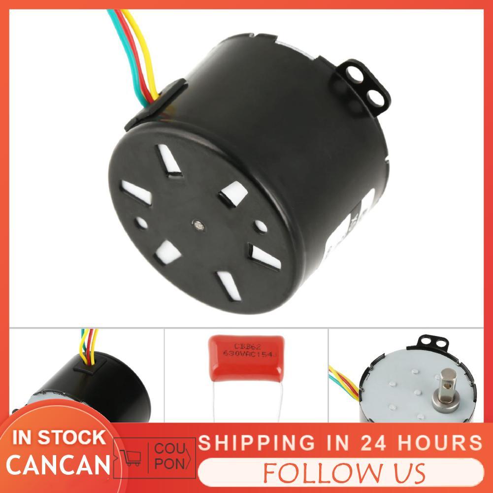 Cancanshop Cancanshop อุตสาหกรรมมอเตอร์เกียร์แบบซิงโครนัส XD-50KTYZ 5-50 RPM 6-10W AC สำหรับอัตโนมัต