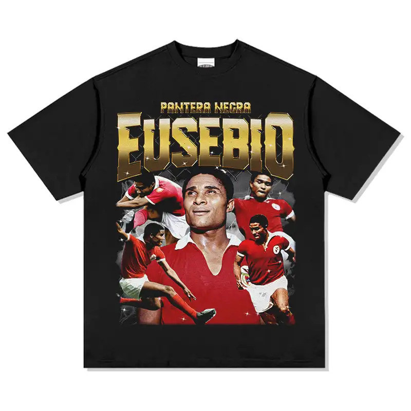 2026 เสื้อยืดผ้าฝ้ายพิมพ์ EUSEBIO Y2K สำหรับผู้ชายและผู้หญิง แฟชั่นสบายๆ เสื้อแขนสั้น