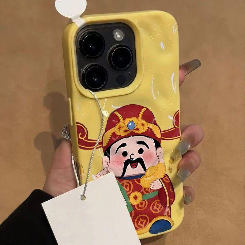 Meteorite รูปแบบ God of Wealth สําหรับ iphone 16 12 15 14 13 11 12PROMAX 13PROMAX 16PLUS 13PLUS 12PR