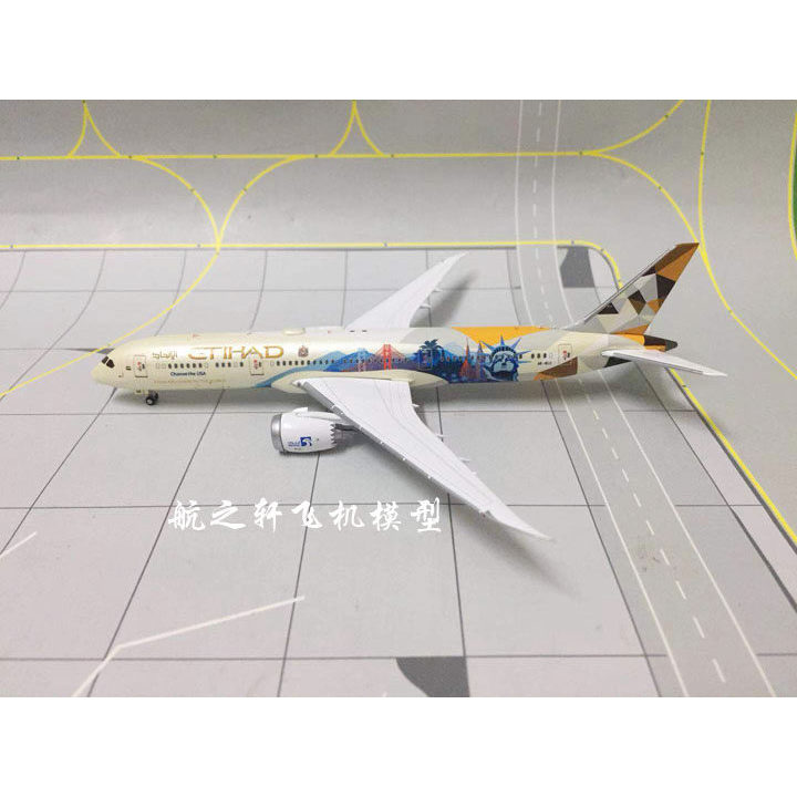 JC Wings 1: 400 XX4250 รุ่น Attihad Airlines B787-9 A6-BLC สหรัฐอเมริกา