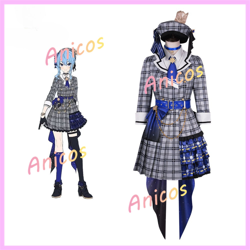 ชุดคอสเพลย์Hololive VTuber Suisei Hoshimachi สำหรับการแสดงและ.party