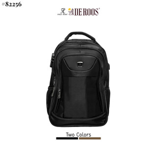 #82256 Backpack POLOHOBY Tas Ransel Kerja Sekolah Kuliah USB Charge Multifungsi Desain Keren