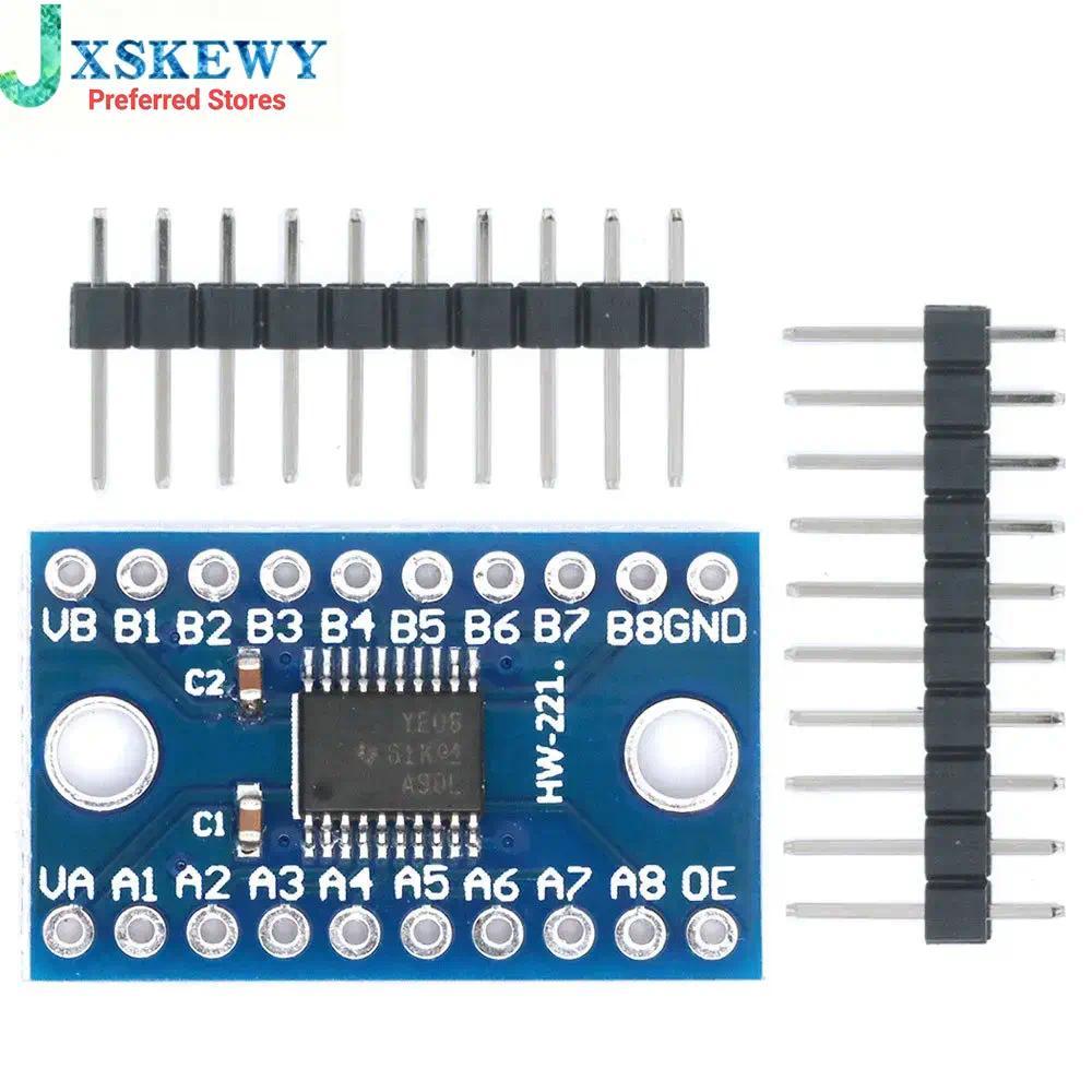 TXS0108E 8 Channel Logic Level Converter Bi-Directional ความเร็วสูง Full Duplex Shifter 3.3V 5V สําห