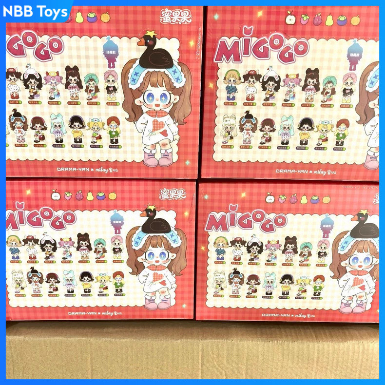 ของแท้พร้อมสต็อกยี่ห้อใหม่ Milay Milay Girl Milay Fruit MINI Series Mystery Box ทั้งกล่องบริการกล่อง