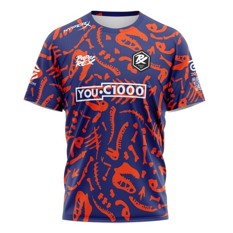 เสื้อยืดแขนสั้น Paper Rex PRX 22 23 สำหรับกีฬาและเล่นเกม Valorant