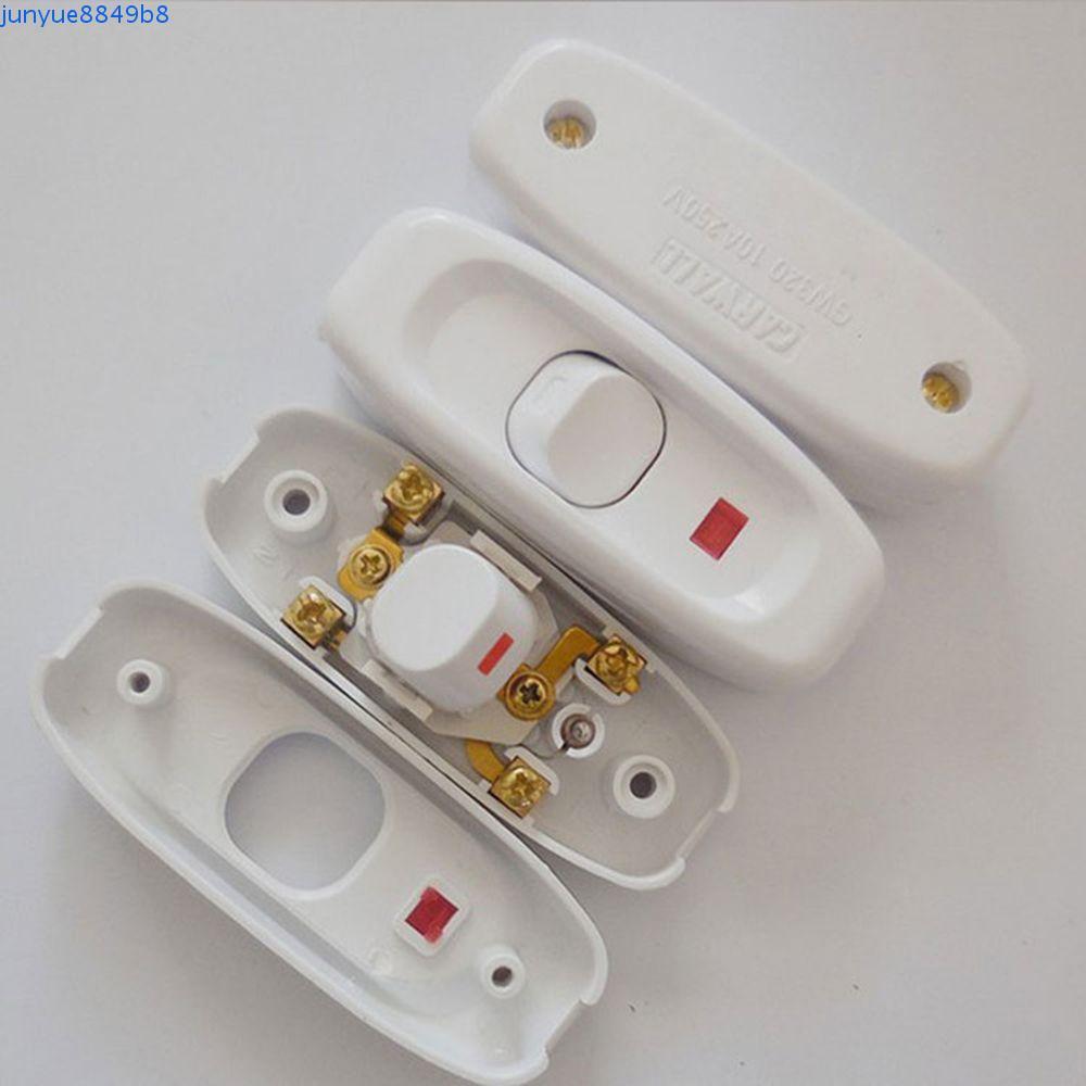 RADIX Inline Feed-Through ปุ่ม 110 250V 10A โคมไฟตั้งโต๊ะเปิด/ปิดตัวบ่งชี้