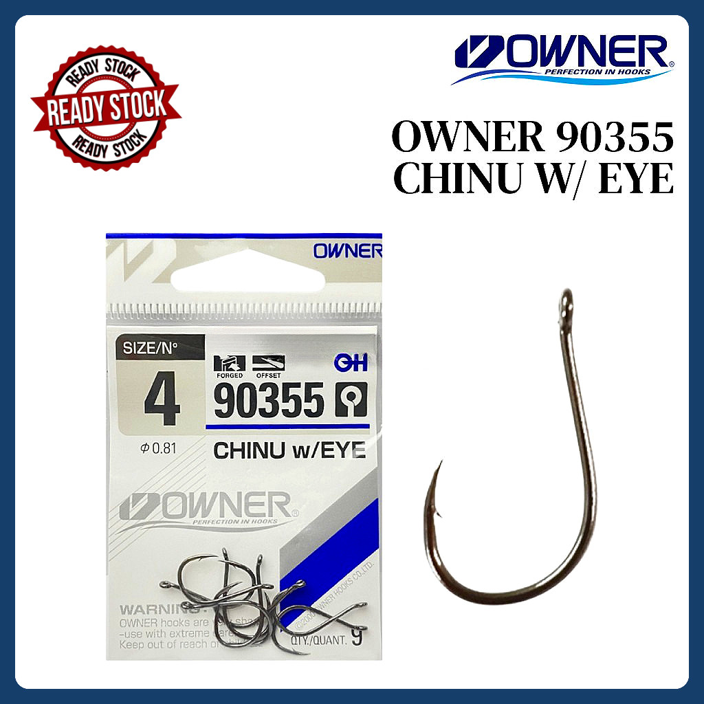 OWNER Chinu Hook 90355 / ตะขอตกปลา / Mata Kail