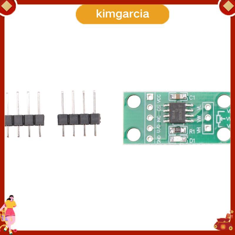kimgarcia X9C103S Digital PotentiometerโมดูลสีเขียวPC + โลหะ 100K 100Th Order Digital Potentiometer 