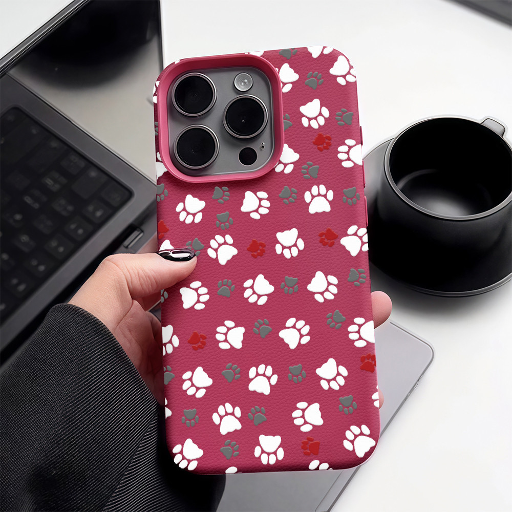 ✨จัดส่งฟรีในพื้นที่✨เคสพิมพ์ลายอุ้งเท้าสุนัขเหมาะกับ iPhone 16 15 13 14 11 7 8plus Pro Promax เคสโทรศัพท์ - รูปที่ 6