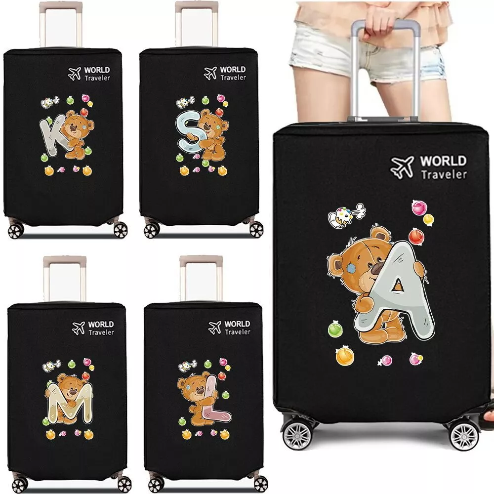 กระเป๋าเดินทางผ้าคลุมกันฝุ่น ผ้าคลุมกระเป๋าเดินทาง Luggage Cover 20-30 นิ้ว