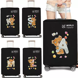กระเป๋าเดินทางผ้าคลุมกันฝุ่น ผ้าคลุมกระเป๋าเดินทาง Luggage Cover 20-30 นิ้ว