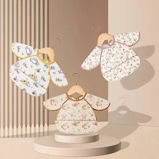 COD baby bibs ผ้ากันเปื้อนเด็ก ผ้าซับน้ำลาย แบบ 3D มีกระเป๋าหน้า กันน้ำ คุณภาพเกรด A