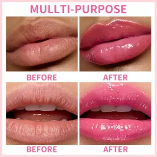 LUMINEE BEAUTY ลิปออยล์เปลี่ยนสี ลิปเปลี่ยนสีตามอุณหภูมิ บำรุงริมฝีปากแก้ปากแห้ง เติมความชุ่มชื้น ฉ่ำวาว ไม่หลุดง่ายB208