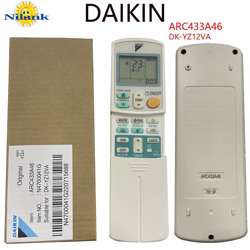 [ขายราคาต่ํา] ของแท้100% รีโมท remote รีโมทแอร์ DAIKIN ซีรีส์ทั่วไป ARC433A ARC433A46 DK-YZ12VA
