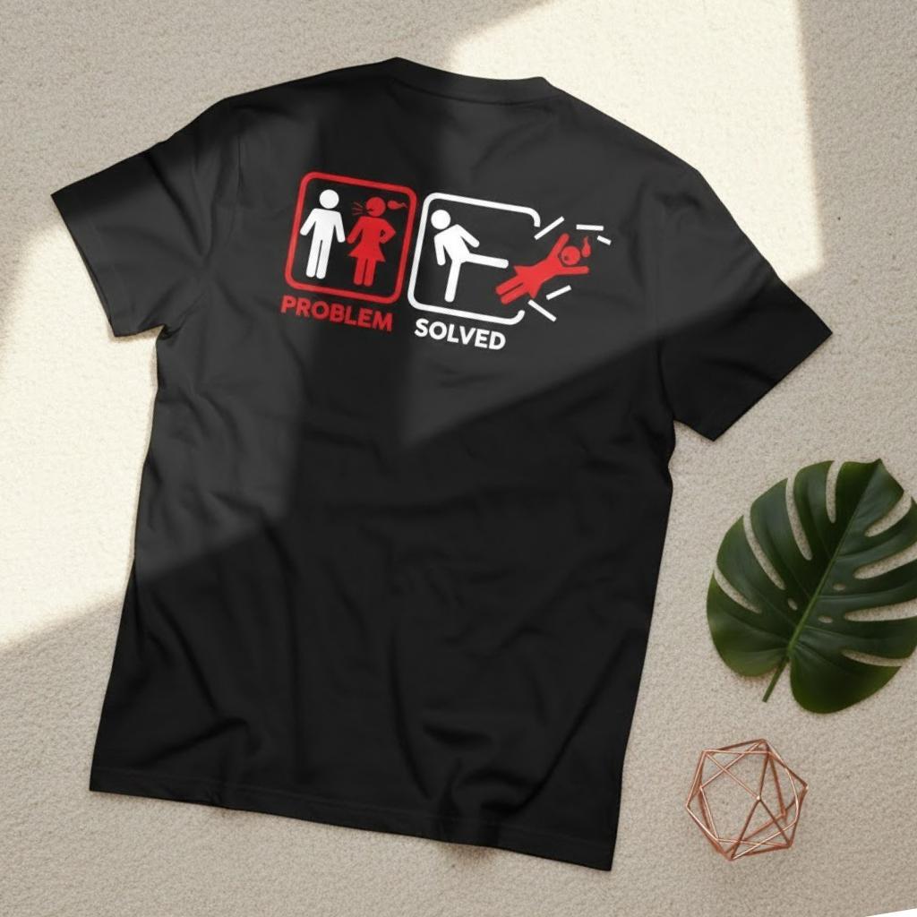 Watosu Problem Solved เสื้อยืดผ้าฝ้าย 100% 24S Premium