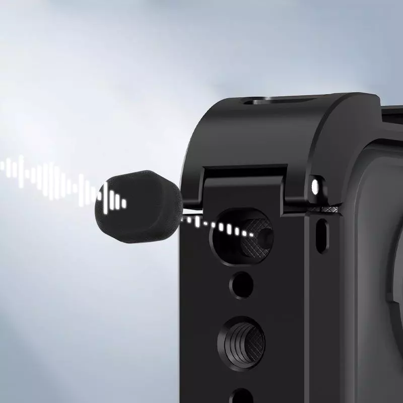 FLYMILE เหมาะสําหรับกล้องพาโนรามา Insta360 X4 Air เคสป้องกันตัวโลหะ, กรอบป้องกันกล้องแอคชั่นและอุปกรณ์เสริมฝาครอบป้องกัน thumbnail 8
