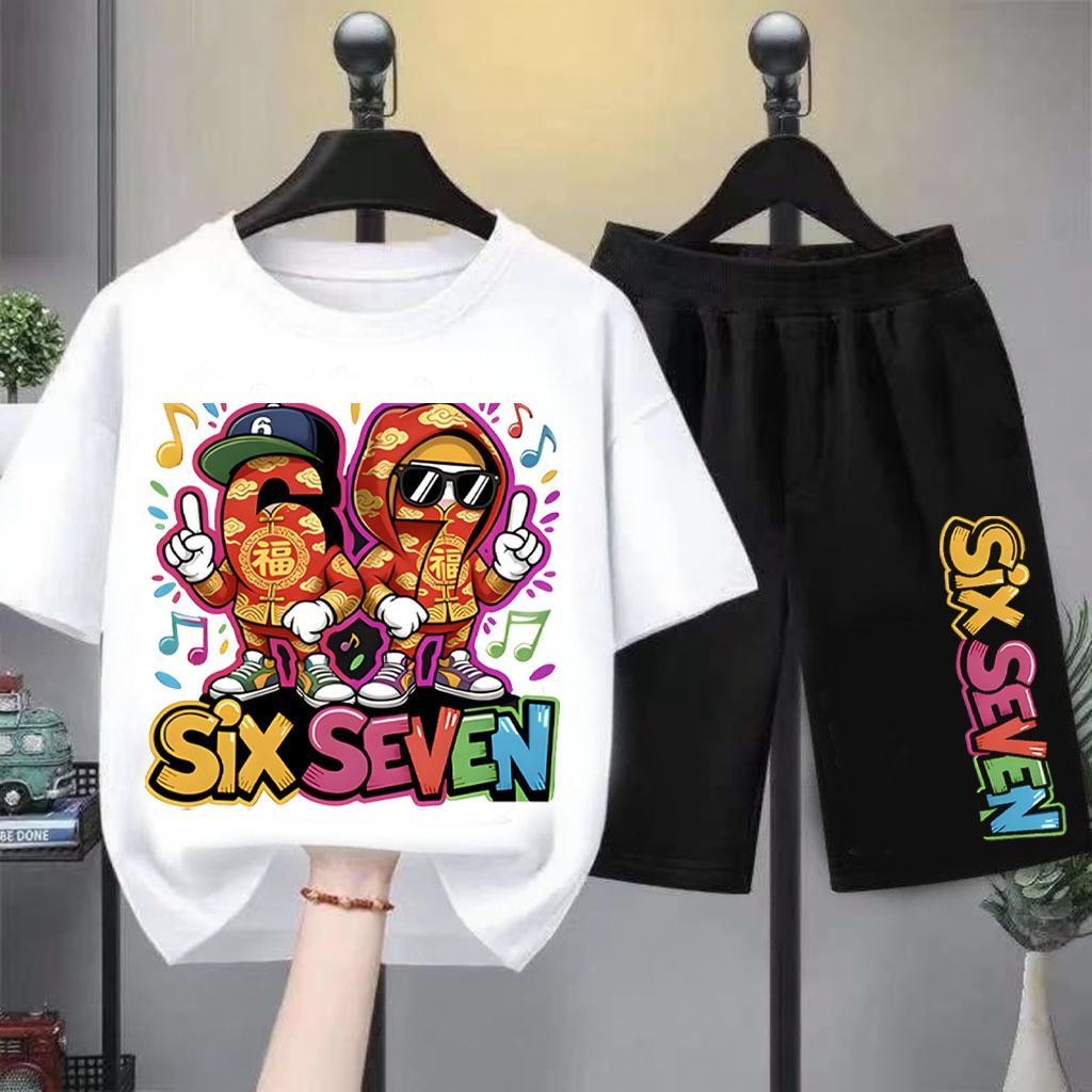 จัดส่งจากไทย ส่งภายใน 24 ชั่วโมง ชุดเด็กยอดนิยมขายดี 67 ลวดลาย ชุดเด็ก โชคลาภดีปีใหม่ 67 แบบ ขนาด 100-150 ซม. เสื้อ+กางเ