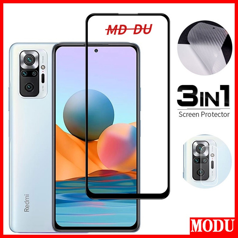 SAMSUNG 3-in-1 ฟิล์มป้องกันสําหรับSamsung A12 A52 A72 M31 M21 A51 A71 A91 S10 Liteหมายเหตุ 10 Lite A