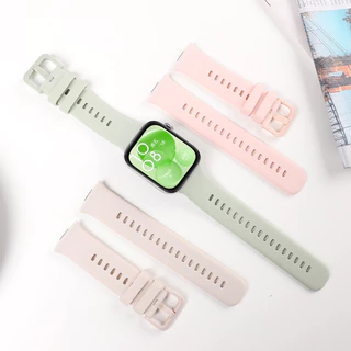 กีฬายางนุ่มสําหรับนาฬิกา Huawei Fit 5/5 Pro/4/4 Pro/3 สายรัดซิลิโคนเปลี่ยนสายรัดข้อมืออุปกรณ์เสริม Smartwatch สําหรับ Huawei Fit 4/4 Pro/3