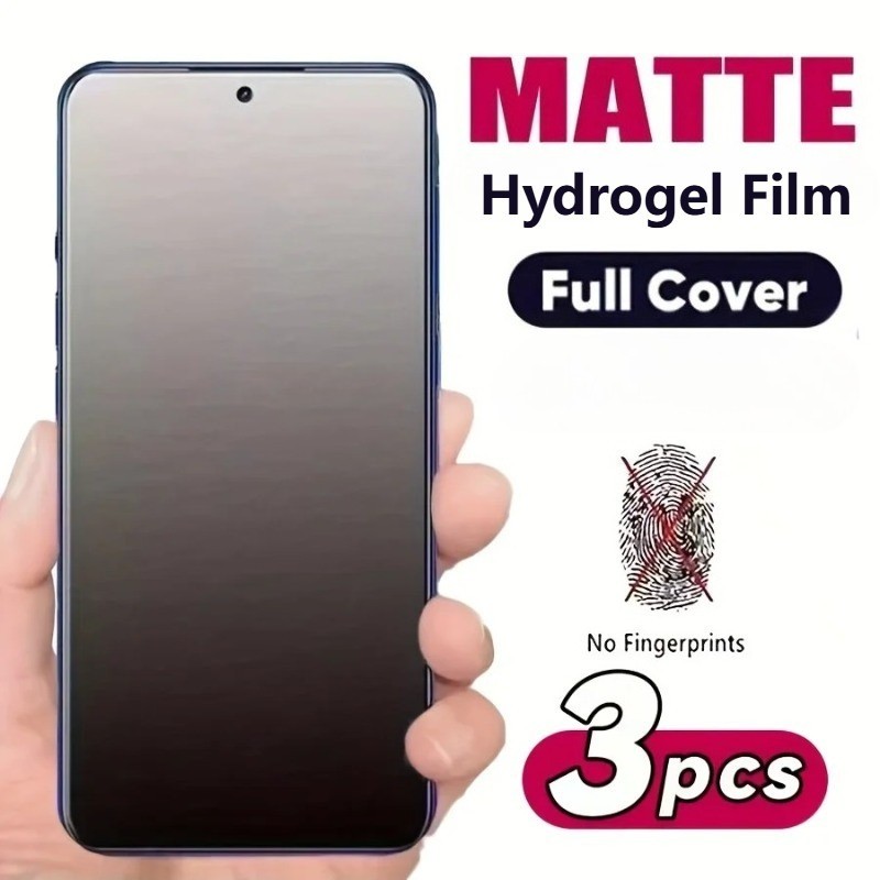 3 ชิ้น Anti Blue Light Hydrogel ฟิล์มสําหรับ Honor Play 60A 60 Plus Matte Frosted Screen Protector ส