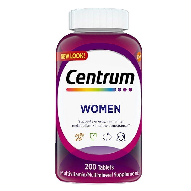 นําเข้า Centrum Centrum Womens Multivitamin Minerals Adult Womens Multivitamin Tablets 200 แคปซูล