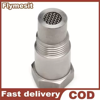 Flymesit Oxygen O2 Sensor Spacer อะแดปเตอร์ Bung Catalytic Converter Fix Che เครื่องยนต์ Light EN