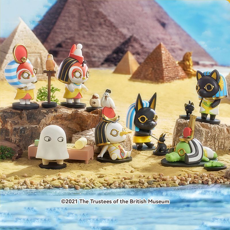 G GSC Egypt Cute God British Museum Series Mystery Box สินค้ารุ่น Q รูปตุ๊กตา