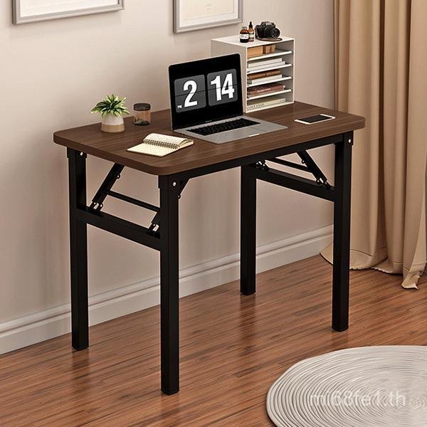 Yifeng โต๊ะทำงาน โต๊ะคอมพิวเตอร์ (ประกอบง่าย)โต๊ะทำงานพับได้ โต๊ะอเนกประสงค์