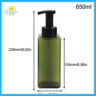 [Inthehot-t] Soap Despenser ขวดปั๊มโฟมแบบพกพา 250/450/650ml ด้วยตนเองกดสบู่ฟองมูสเจลอาบน้ําของเหลวขวดห้องน้ํา [ใหม่]