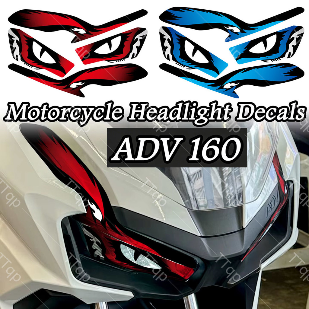 สําหรับHonda ADV160 ADV 160 ไฟหน้ารถจักรยานยนต์โปร่งใสDecorฟิล์มสติกเกอร์Motoสกู๊ตเตอร์ป้องกันไวนิลอุปกรณ์เสริมDecalsชุด