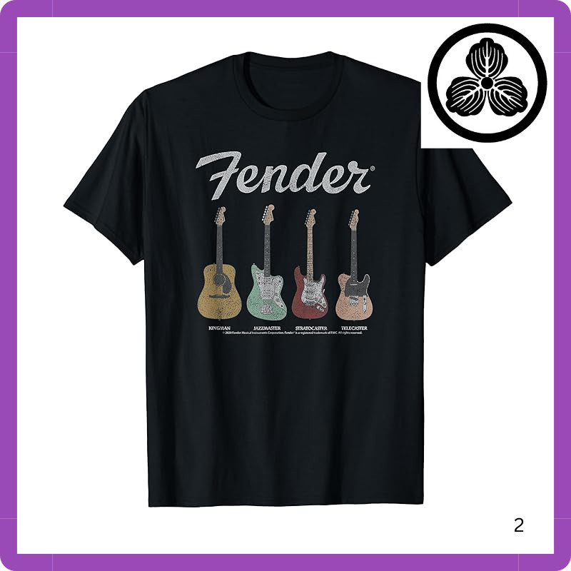 Fender Vintage Guitar Lineup T-shirt