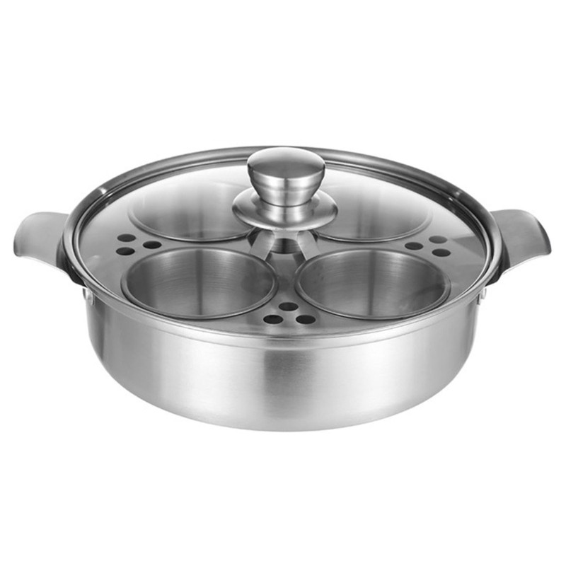 Cc 4 Cup Eggs Poacher Pan สําหรับหรือเครื่องมือเครื่องครัวแบบเหนี่ยวนํา Enduring