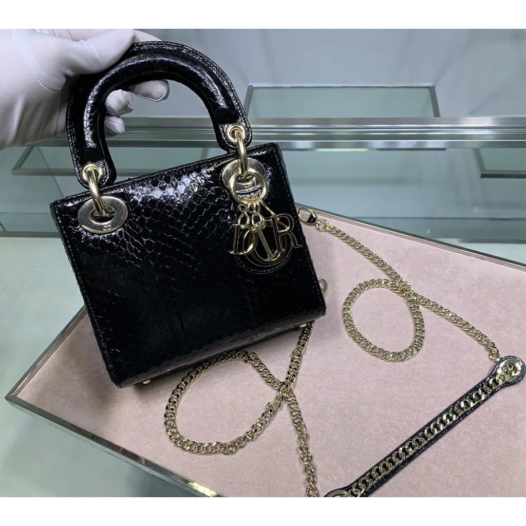 หนังสัตว์ DIOR Lady Water Snake Series คุณภาพเยี่ยม ดีไซน์ประณีต