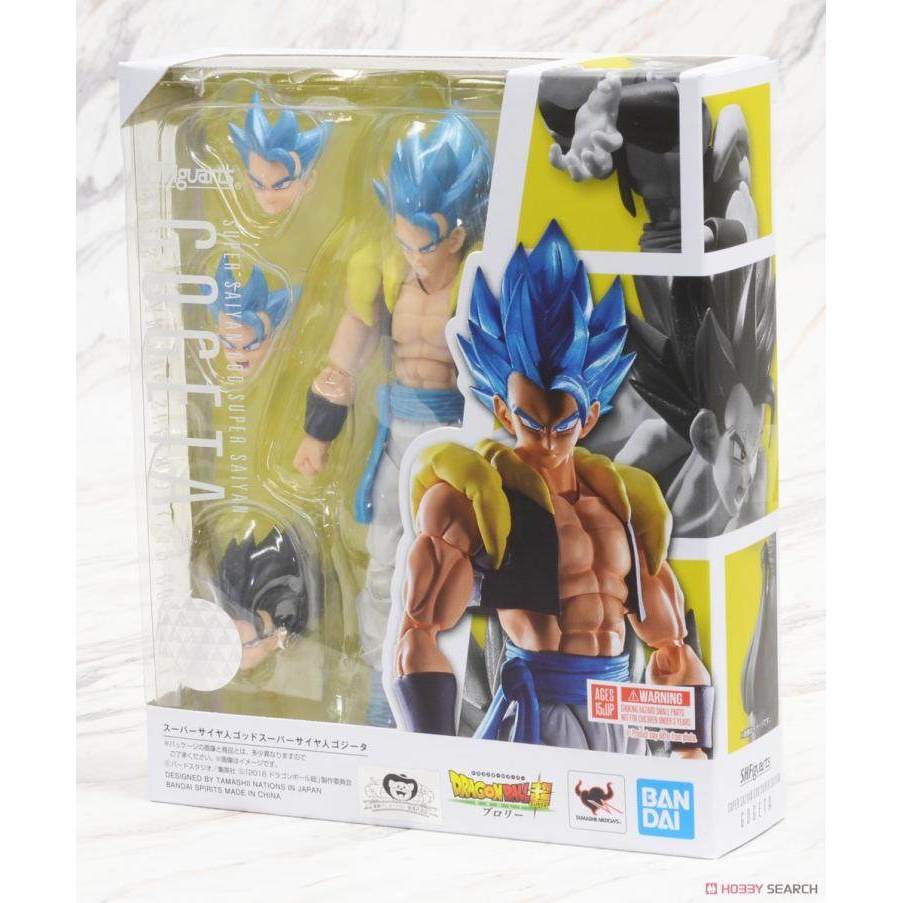 [ขายพร้อมสต็อก] BANDAI BANDAI SHF Dragon Ball Super Theatrical Version Blue Hair Super Blue Saiyan G