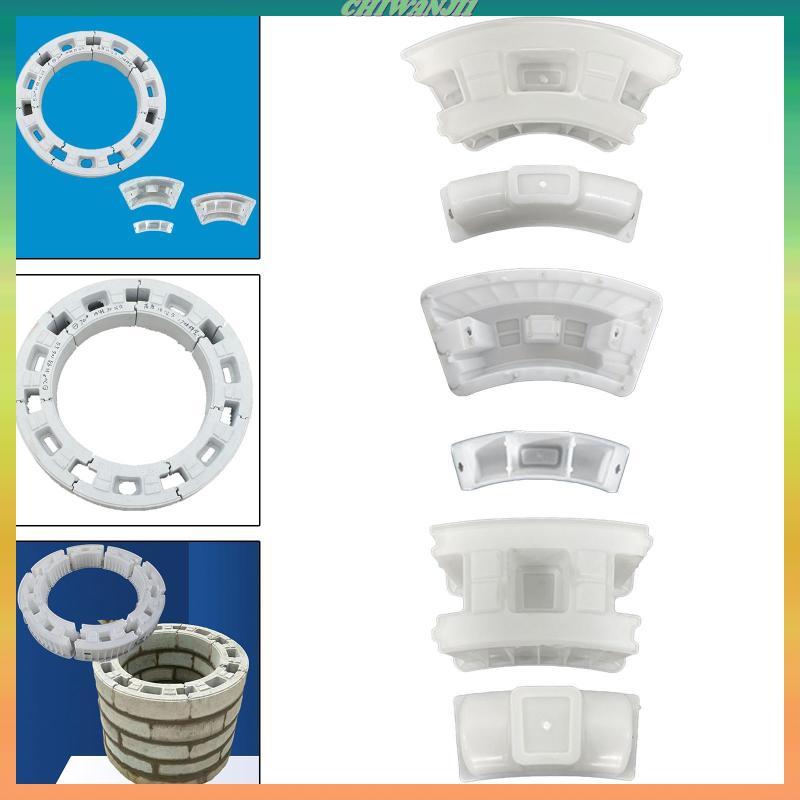 [ Chiwanji1] Shaft Wall Block Mould พลาสติกคอนกรีตบล็อก Maker สวนกลางแจ้ง Pavers Mould สําหรับ DIY โ