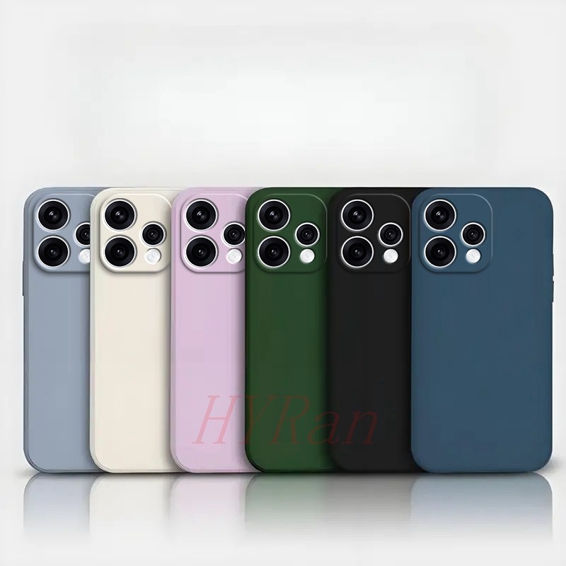 เคสสําหรับ OPPO Reno15 5G เคสโทรศัพท์ซิลิโคนอ่อนนุ่มเทรนด์ภาพสีดํา TYHS