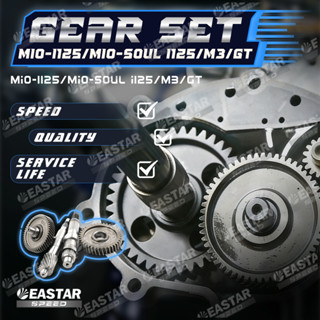 เฟืองท้าย Mio Fino Nouvo-mx ชุดเฟืองท้ายติดรถ สำหรับ  มีโอ ฟ…