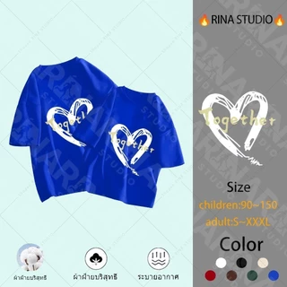 🔥RINA STUDIO🔥 ชุดครอบครัว 2025 ใหม่ เสื้อคู่แม่ลูก เสื้อยืดแขนสั้น เสื้อเด็ก เนื้อผ้าสบาย เบาเย็น สไตล์เกาหลี#0630