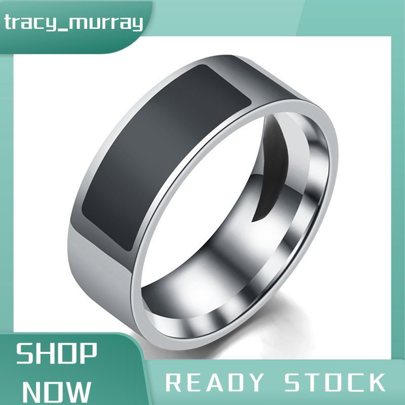 tracy_murray Smart Chip Ring ป้ายโทรศัพท์มือถือ Smart Ring ใหม่ B 1 ชิ้น
