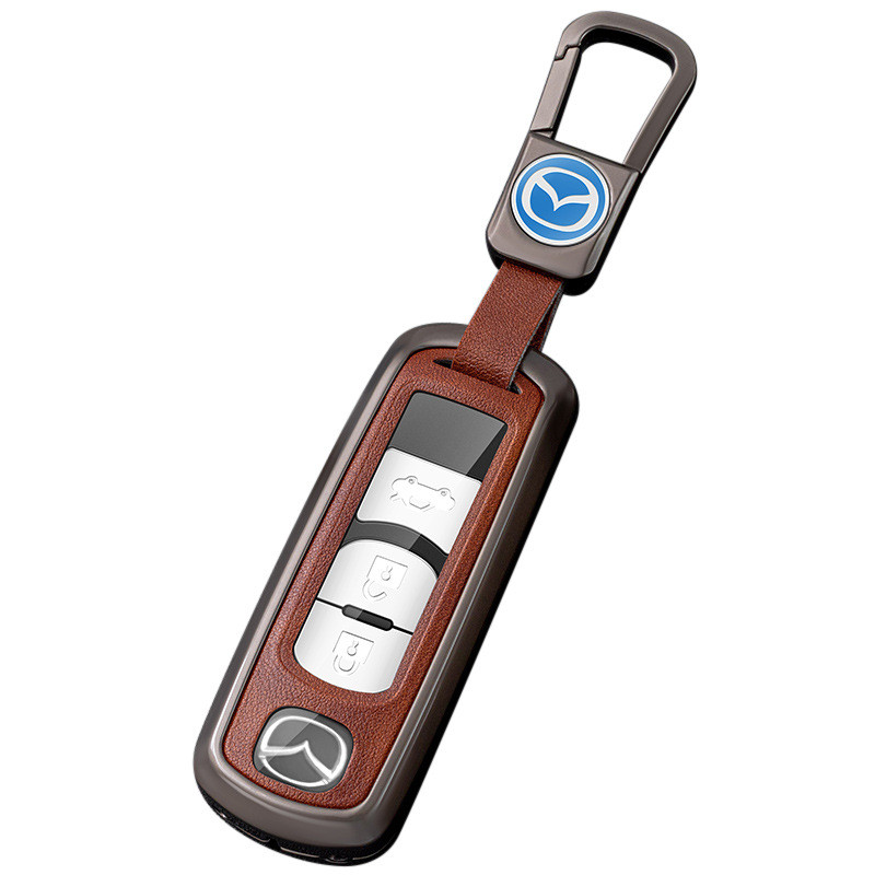 เหมาะสําหรับ Mazda 3 Angksella ฝาครอบกุญแจ Atez cx5 หัวเข็มขัด cx8 เปลือก cx4 แพ็ค 21 ชาย High-End ร