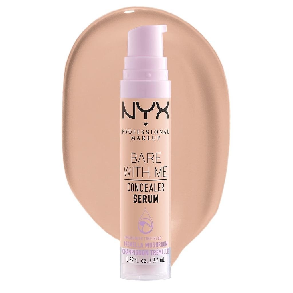 NYX PROFESSIONAL MAKEUP Bare With Me Concealer Serum, Concealer Makeup For Up To 24Hr Hydration - Li