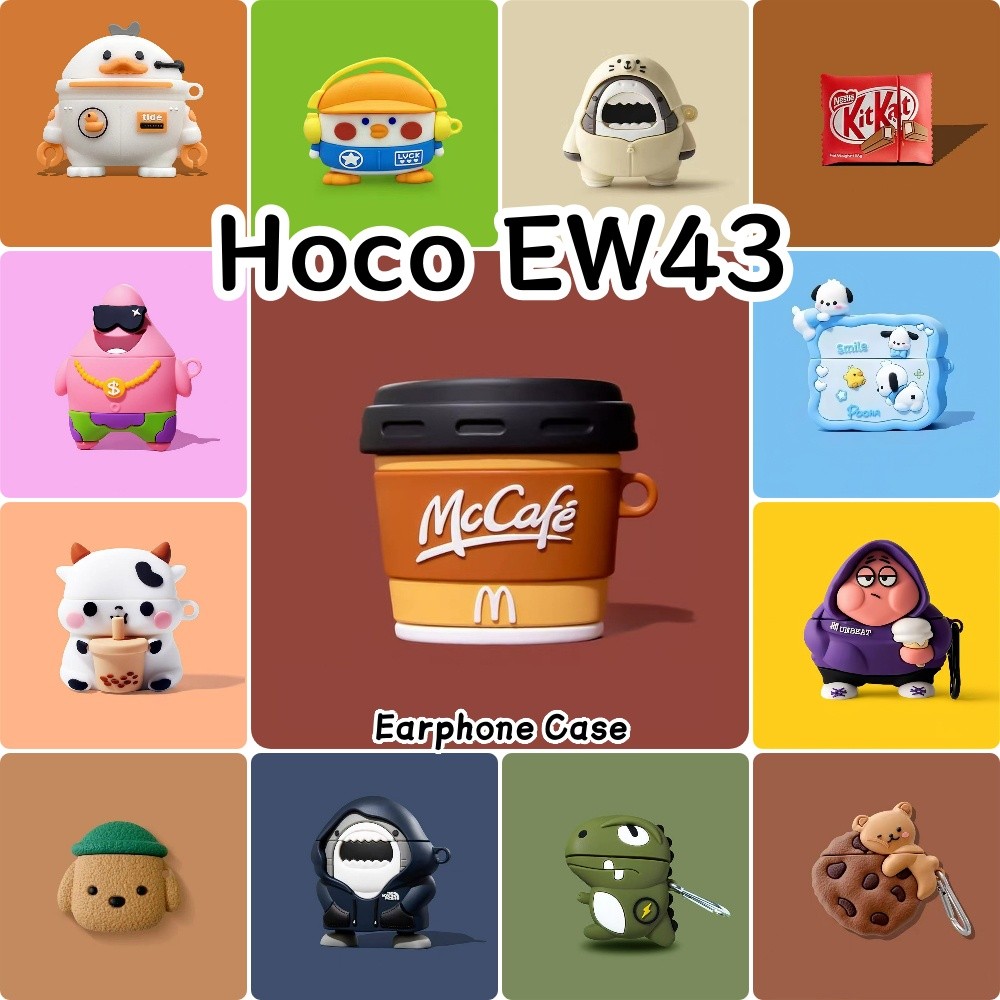 ส่วนลดสําหรับ Hoco EW43 Casing Case Soft Silicone Headphone Case Trend Cartoon NO.6