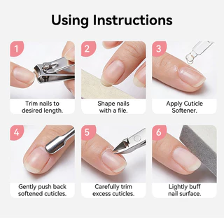 【Local】UR SUGAR Professional เครื่องตัดหนังกําพร้าเล็บ Nippers กรรไกรเล็บ Pusher Pedicure Tong Dead Skin Remover เล็บหนังกําพร้าเครื่องมือ